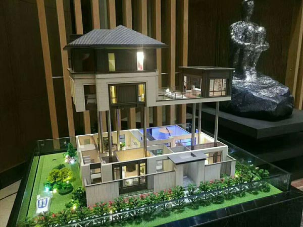 蘭州建筑模型設計與制作 建筑模型別墅